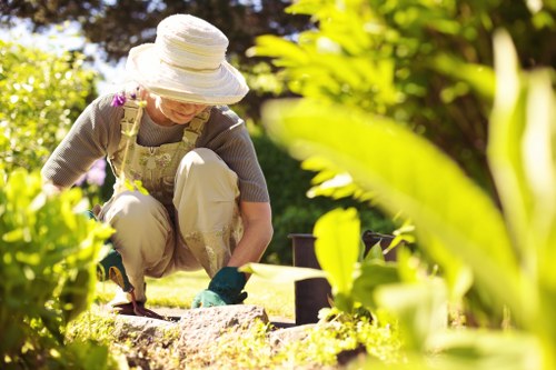 Secure landscaping payment options on a protected checkout page